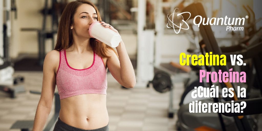 Creatina y proteina
